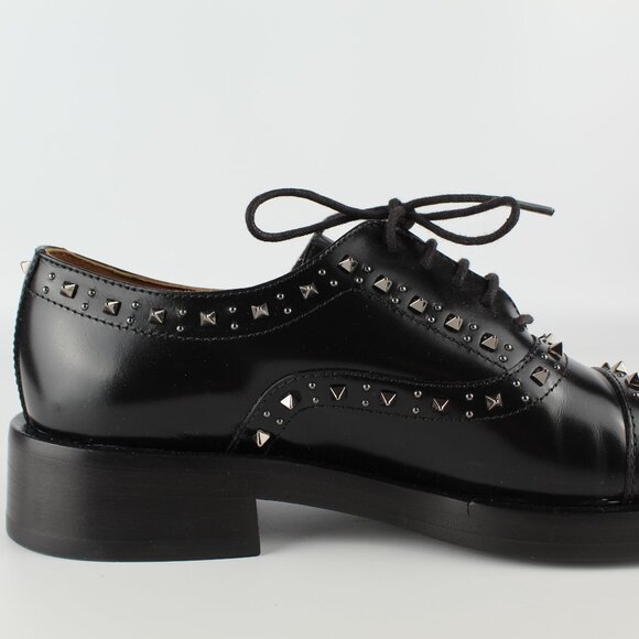Valentino Garavani Women's Gentleglam Studded Wingtip Oxford - Office to Weekend - Picture 14 of 16